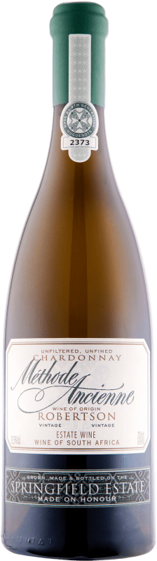 Envio grátis | Vinho branco Springfield Méthode Ancienne Crianza África do Sul Chardonnay 75 cl