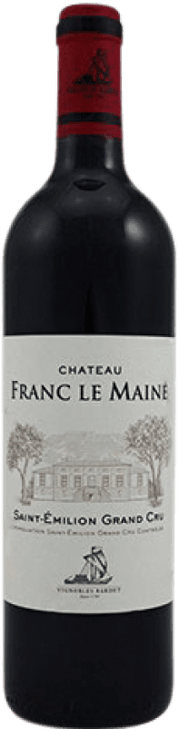 Free Shipping | Red wine Vignobles Bardet Château Franc le Maine Aged A.O.C. Saint-Émilion Grand Cru France Magnum Bottle 1,5 L