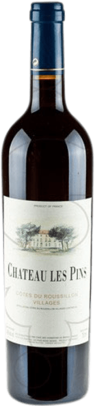 Бесплатная доставка | Красное вино Vignobles Dom Brial Château Les Pins A.O.C. Côtes du Roussillon Франция 75 cl