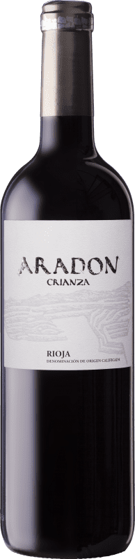 16,95 € Envio grátis | Vinho Tinto Aradón Crianza D.O.Ca. Rioja