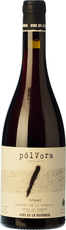 Free Shipping | Red wine Vins de La Memòria Pólvora Young D.O. Conca de Barberà Catalonia Spain Trepat 75 cl