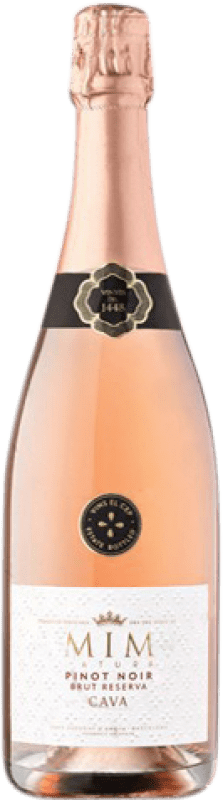 Envío gratis | Espumoso Rosado El Cep MiM Brut Reserva D.O. Cava Cataluña España Pinot Negro 75 cl