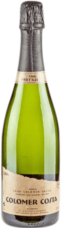 Envoi gratuit | Vin Mousseux Blanc Vins i Caves Colomer Costa Brut Nature Réserve D.O. Cava Catalogne Espagne Macabeo, Xarel·lo, Parellada 75 cl