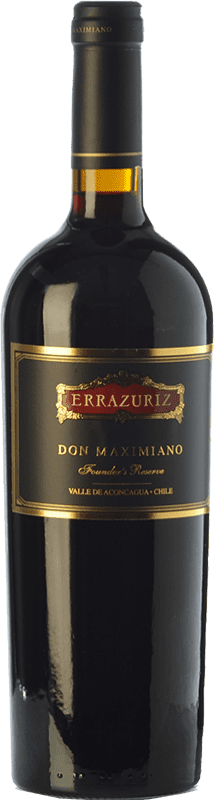 Бесплатная доставка | Красное вино Viña Errazuriz Don Maximiano Чили Merlot, Cabernet Sauvignon, Cabernet Franc, Petit Verdot, Carmenère 75 cl