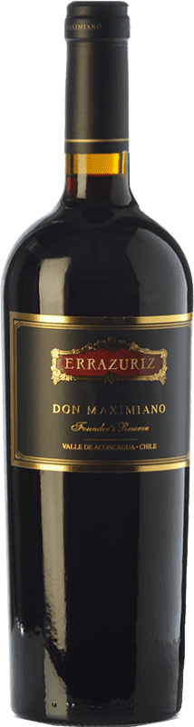 Free Shipping | Red wine Viña Errazuriz Don Maximiano Chile Merlot, Cabernet Sauvignon, Cabernet Franc, Petit Verdot, Carmenère 75 cl