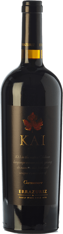 Free Shipping | Red wine Viña Errazuriz Kai Chile Syrah, Carmenère 75 cl
