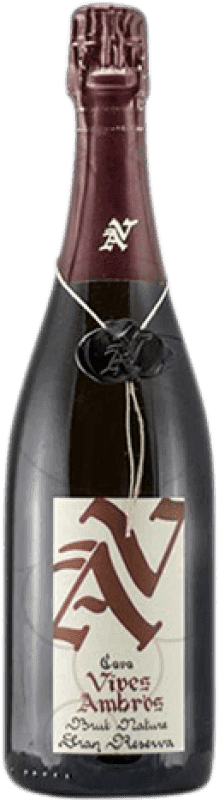 Envoi gratuit | Blanc mousseux Vives Ambròs Brut Nature Grande Réserve D.O. Cava Catalogne Espagne Macabeo, Xarel·lo, Chardonnay 75 cl