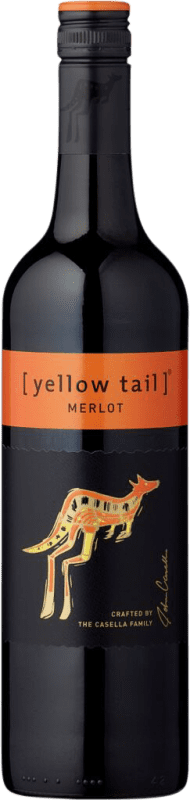 Kostenloser Versand | Rotwein Yellow Tail Australien Merlot 75 cl