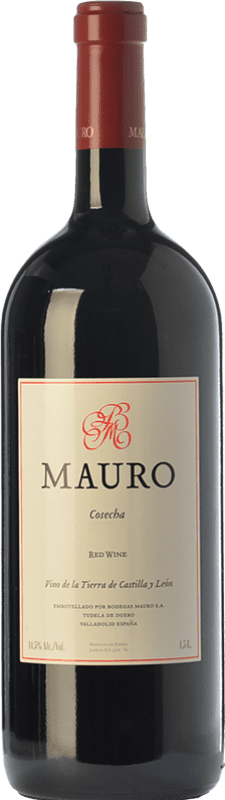 63,95 € Free Shipping | Red wine Mauro Crianza I.G.P. Vino de la Tierra de Castilla y León Castilla y León Spain Tempranillo, Syrah Magnum Bottle 1,5 L