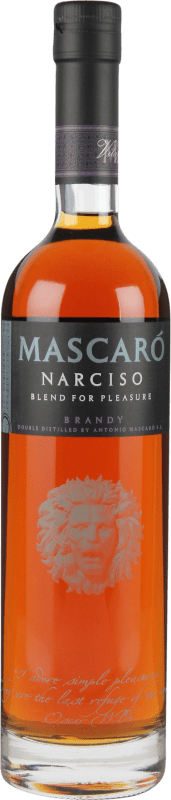 Envio grátis | Brandy Conhaque Mascaró Narciso Espanha 70 cl