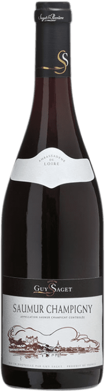 Free Shipping | Red wine Saget La Perrière Guy Saget A.O.C. Saumur-Champigny Loire France Cabernet Franc 75 cl