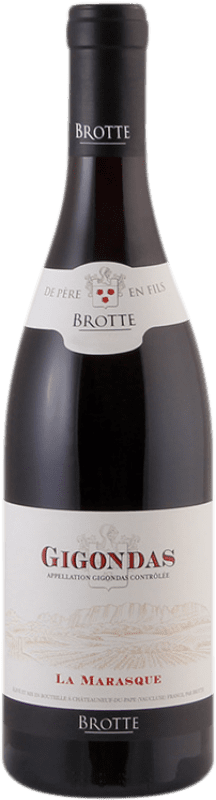 44,95 € | 赤ワイン Brotte La Marasque A.O.C. Gigondas プロヴァンス フランス Syrah, Grenache 75 cl