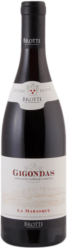 69,95 € Spedizione Gratuita | Vino rosso Brotte La Marasque A.O.C. Gigondas