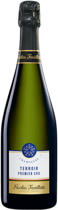 67,95 € 送料無料 | 白スパークリングワイン Nicolas Feuillatte Terroir Premier Cru A.O.C. Champagne