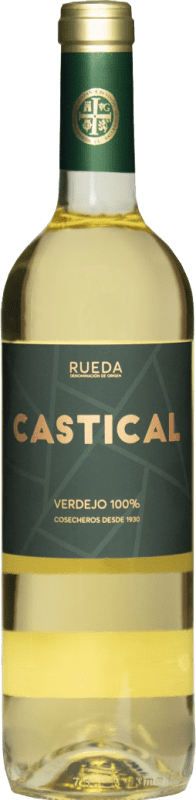5,95 € Spedizione Gratuita | Vino bianco Thesaurus Castical Giovane D.O. Rueda