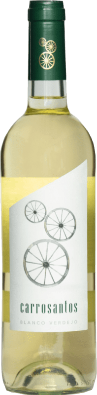 2,95 € | Vin blanc Thesaurus Carrosantos Jeune I.G.P. Vino de la Tierra de Castilla y León Castille et Leon Espagne Viura, Verdejo, Sauvignon Blanc 75 cl