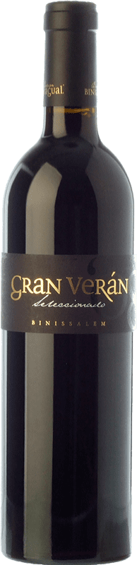 89,95 € | Red wine Biniagual Gran Verán Aged D.O. Binissalem Balearic Islands Spain Syrah, Mantonegro Magnum Bottle 1,5 L