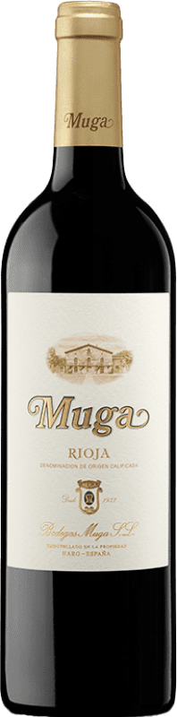 16,95 € Free Shipping | Red wine Muga Crianza D.O.Ca. Rioja The Rioja Spain Tempranillo, Grenache, Graciano, Mazuelo Magnum Bottle 1,5 L