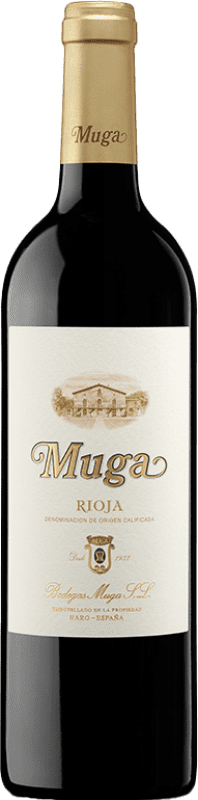 Бесплатная доставка | Красное вино Muga Crianza — Крианса D.O.Ca. Rioja Ла-Риоха Испания Tempranillo — Темпранильо, Garnacha — Гренаш, Graciano — Грасиано, Mazuelo — Масуэло бутылка Магнум 1,5 L