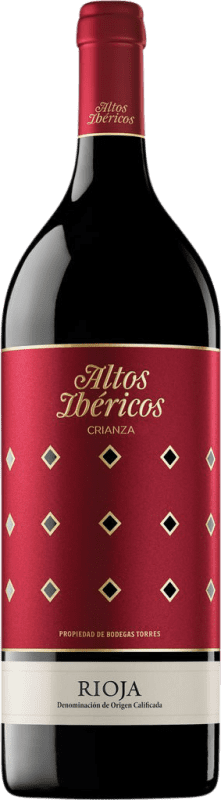 29,95 € Kostenloser Versand | Rotwein Torres Altos Ibéricos Alterung D.O.Ca. Rioja Magnum-Flasche 1,5 L