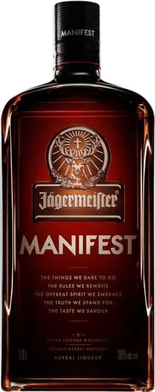 34,95 € Envío gratis | Licor de hierbas Mast Jägermeister Manifest