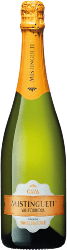 19,95 € Kostenloser Versand | Weißer Sekt Vallformosa Mistinguett Brut Natur D.O. Cava