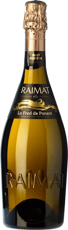 15,95 € | White sparkling Raimat Lo Fred de Ponent Brut Reserva D.O. Cava Catalonia Spain Pinot Black, Chardonnay Bottle 75 cl