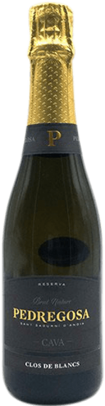 8,95 € Envoi gratuit | Vin Mousseux Blanc Pedregosa Clos Brut Nature Réserve D.O. Cava Demi-Bouteille 37 cl