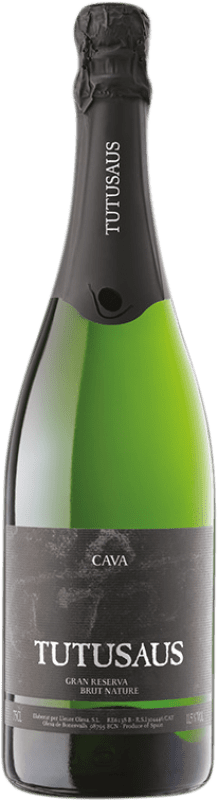 Envoi gratuit | Blanc mousseux VallDolina Tutusaus Grande Réserve D.O. Cava Catalogne Espagne Macabeo, Xarel·lo, Chardonnay, Parellada 75 cl