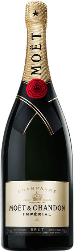 2 007,95 € | Espumoso blanco Moët & Chandon Imperial Brut Gran Reserva A.O.C. Champagne Champagne Francia Pinot Negro, Chardonnay, Pinot Meunier Botella Balthazar 12 L