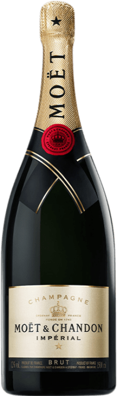 2 208,95 € | Weißer Sekt Moët & Chandon Imperial Brut Große Reserve A.O.C. Champagne Champagner Frankreich Spätburgunder, Chardonnay, Pinot Meunier Balthazar Flasche 12 L