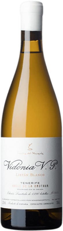 免费送货 | 白酒 Suertes del Marqués Vidonia Viñedos Propios D.O. Valle de la Orotava 加那利群岛 西班牙 Listán White 75 cl