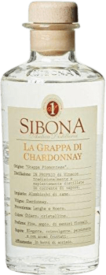 Aguardente Grappa Sibona Chardonnay Garrafa Medium 50 cl