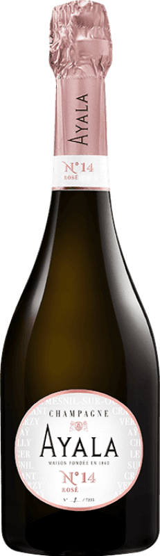 Envío gratis | Espumoso rosado Maison Ayala Nº 14 Rosé A.O.C. Champagne Champagne Francia Pinot Negro, Chardonnay 75 cl