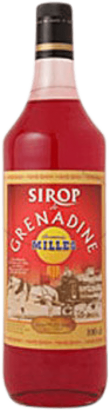 Envio grátis | Schnapp Millàs Sirop de Grenadine França 1 L Sem Álcool