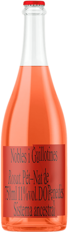 15,95 € | Espumante rosé Parxet Nobles i Guillotines Rosado D.O. Penedès Catalunha Espanha Tempranillo 75 cl