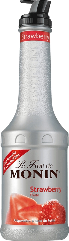 23,95 € | Cocktail Fruit Purée Monin Puré Fresa Strawberry France 1 L Alcohol-Free