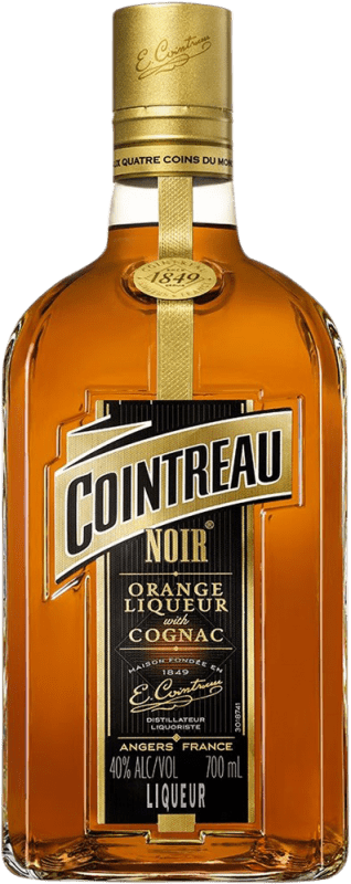 Envio grátis | Triple Sec Cointreau Noir — Preto França 70 cl