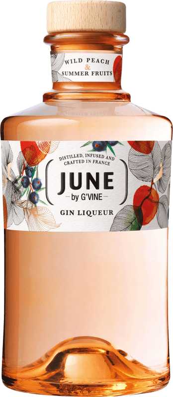 Бесплатная доставка | Джин G'Vine June Wild Peach Gin Liqueur Франция 70 cl