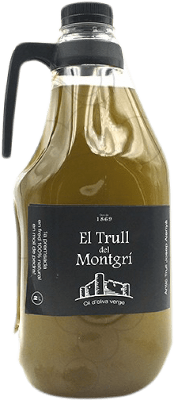 Free Shipping | Olive Oil El Trull del Montgrí Pet D.O. Empordà Catalonia Spain Carafe 2 L