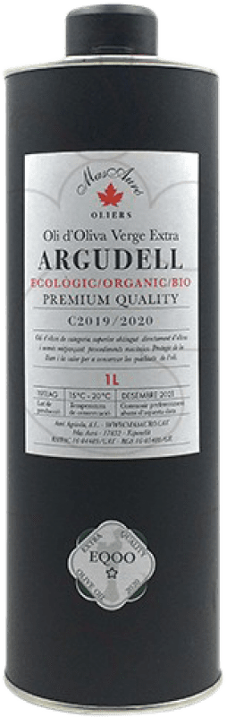 38,95 € | Оливковое масло Mas Auró Virgen Extra Ecológico Organic D.O. Empordà Каталония Испания Argudell 1 L