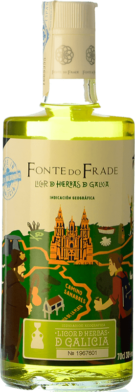 10,95 € | Herbal liqueur Pazo Valdomiño Fonte do Frade Spain Bottle 70 cl
