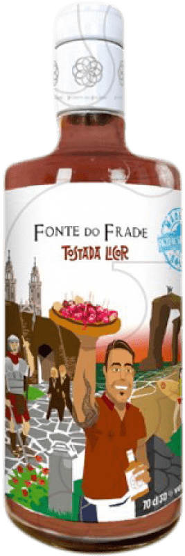 16,95 € Envío gratis | Orujo Aguardiente Pazo Valdomiño Fonte do Frade Tostada