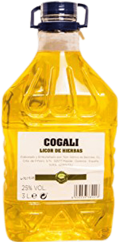 Envío gratis | Licor de hierbas Nor-Iberica de Bebidas Cogali PET España Garrafa 3 L