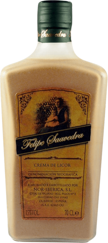 Бесплатная доставка | Сливочный ликёр Nor-Iberica de Bebidas Felipe Saavedra Испания 70 cl