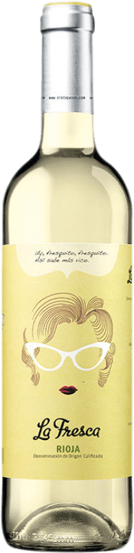 Free Shipping | White wine Siete Pasos La Fresca D.O.Ca. Rioja The Rioja Spain Viura 75 cl