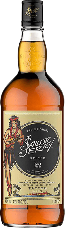 23,95 € | Ron Sailor Jerry Rum Spiced — Especiado Reino Unido 1 L