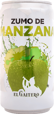 饮料和搅拌机 El Gaitero Zumo de Manzana 铝罐 25 cl 不含酒精