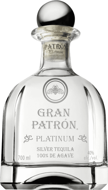 免费送货 | 龙舌兰 Patrón Gran Patrón Platinum Blanco 墨西哥 70 cl