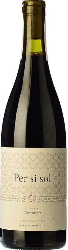 15,95 € | Red wine Tayaimgut Per si sol Tinto Crianza D.O. Catalunya Catalonia Spain Cabernet Sauvignon Bottle 75 cl
